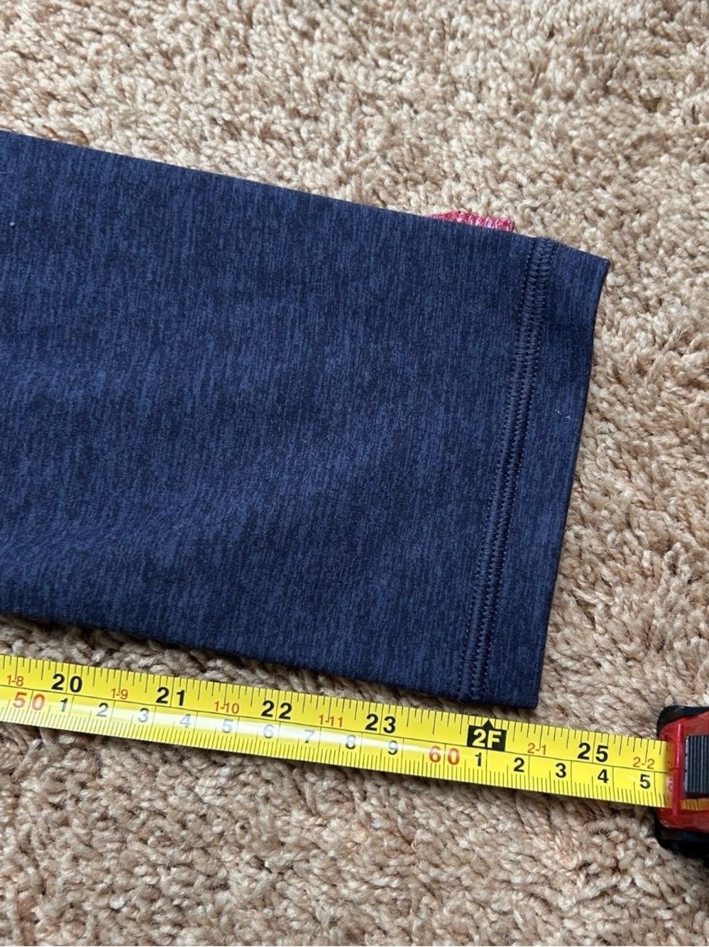 Athleta Salutation Stash II Textured Tights Large Thick Yoga Pilates lot of 2 - Picture 10 of 10